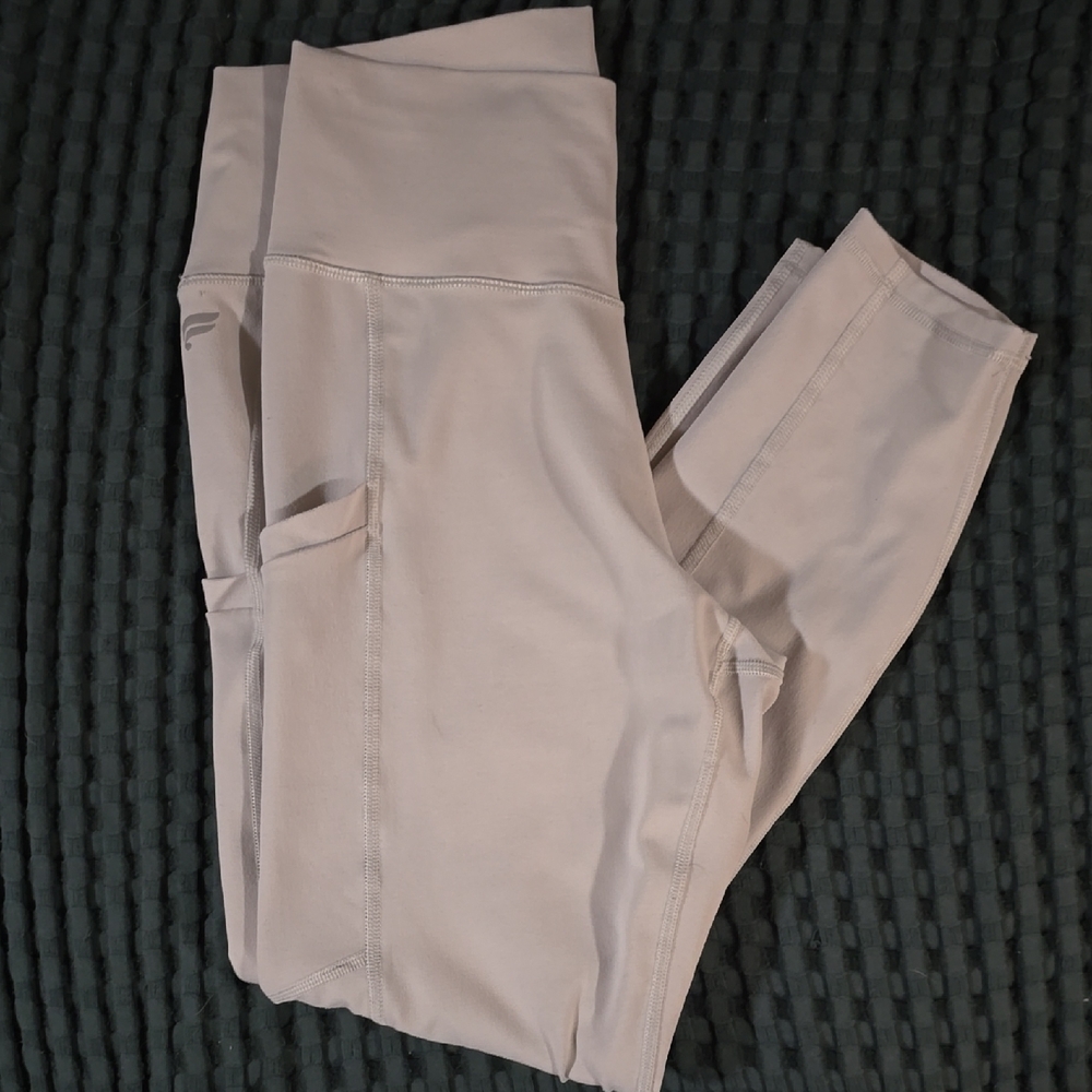 Fabletics Cream Leggings